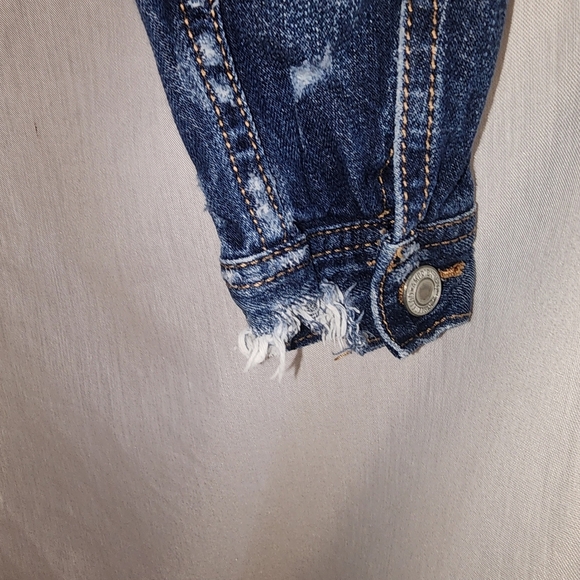 American Eagle Jean Jacket Size Xs - Picture 6 of 9